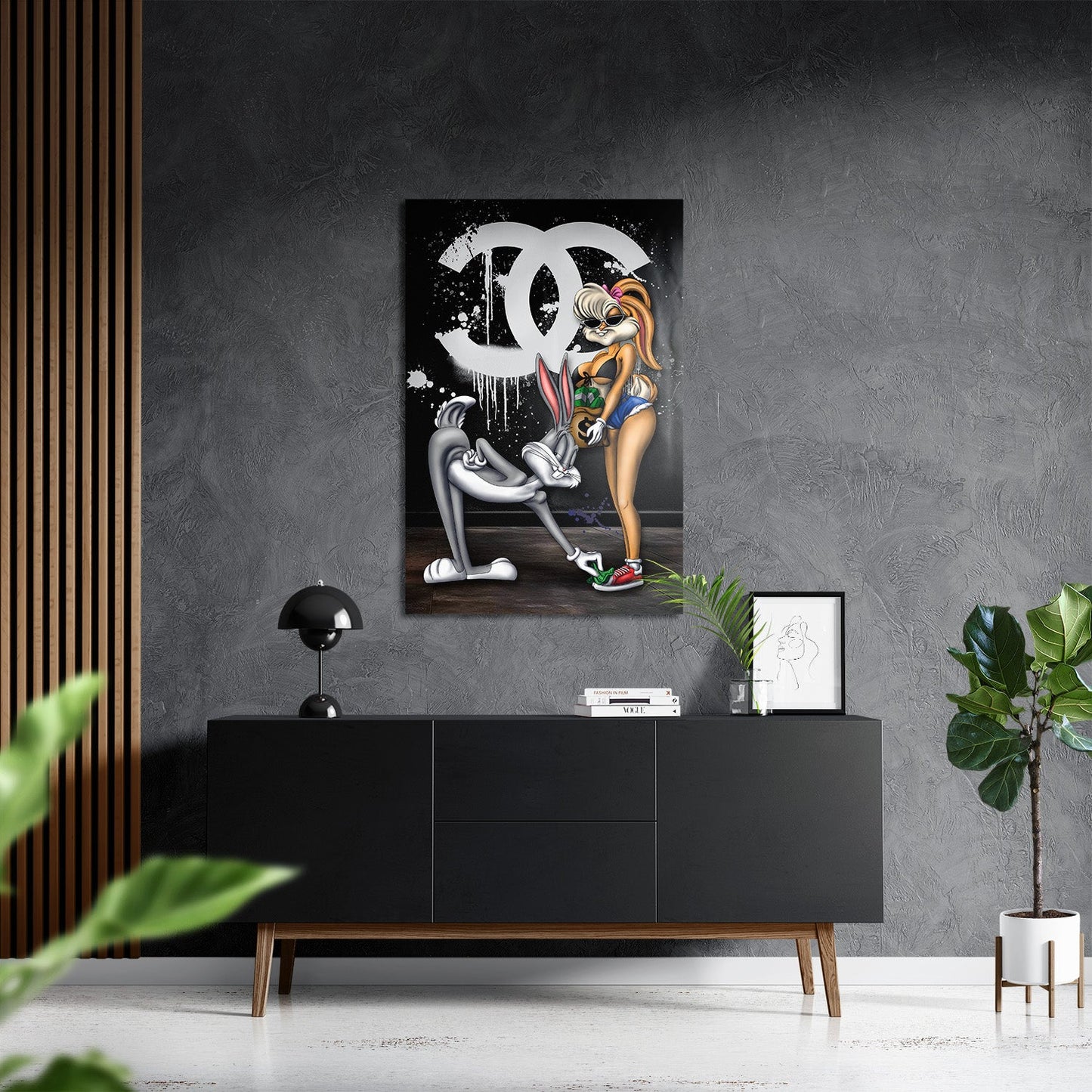 CASH & CURVES*Dibond*40x60*Dibond*Kunstwerk*Masculina.nl