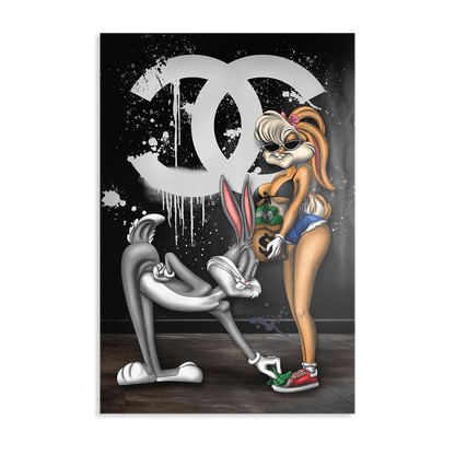 CASH & CURVES*Dibond*40x60*Dibond*Kunstwerk*Masculina.nl