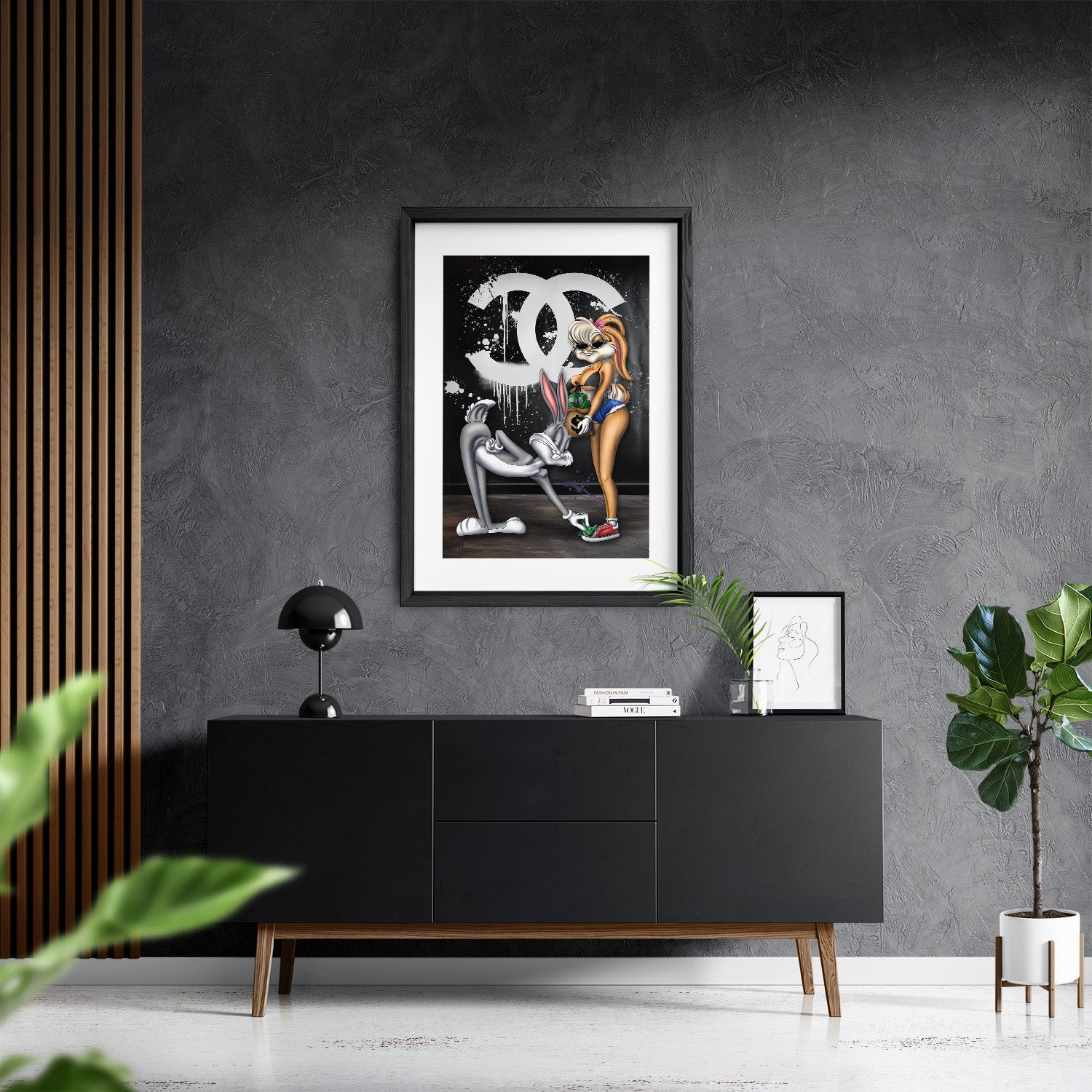 CASH & CURVES*Papier*40x60*Papier*Kunstwerk*Masculina.nl