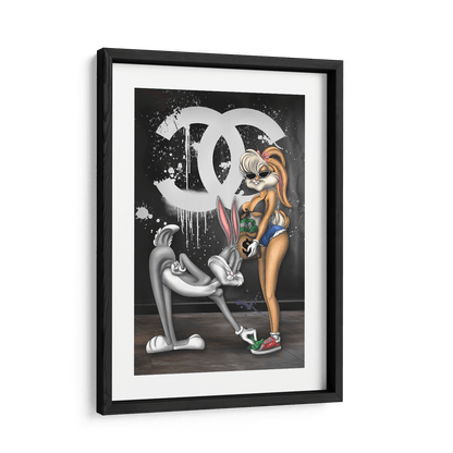 CASH & CURVES*Papier*40x60*Papier*Kunstwerk*Masculina.nl