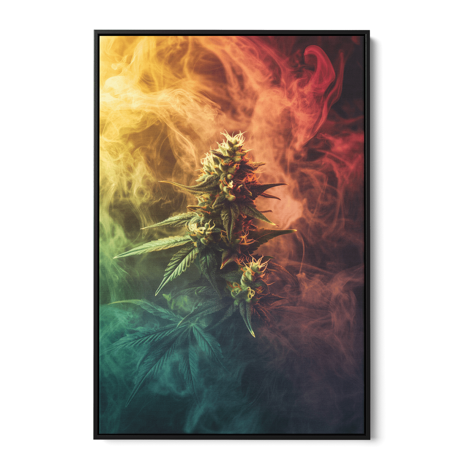 COLORFUL EXHALE*Canvas*40x60*Baklijst*Kunstwerk*Masculina.nl