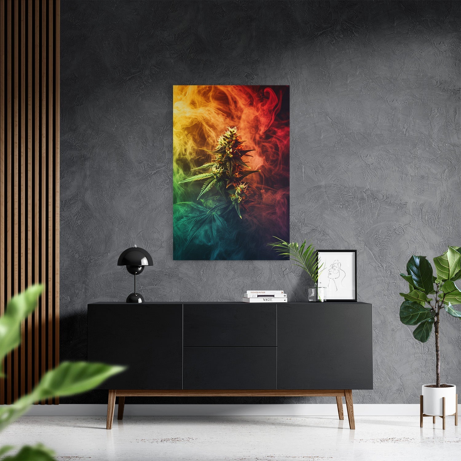 COLORFUL EXHALE*Canvas*40x60*Canvas*Kunstwerk*Masculina.nl