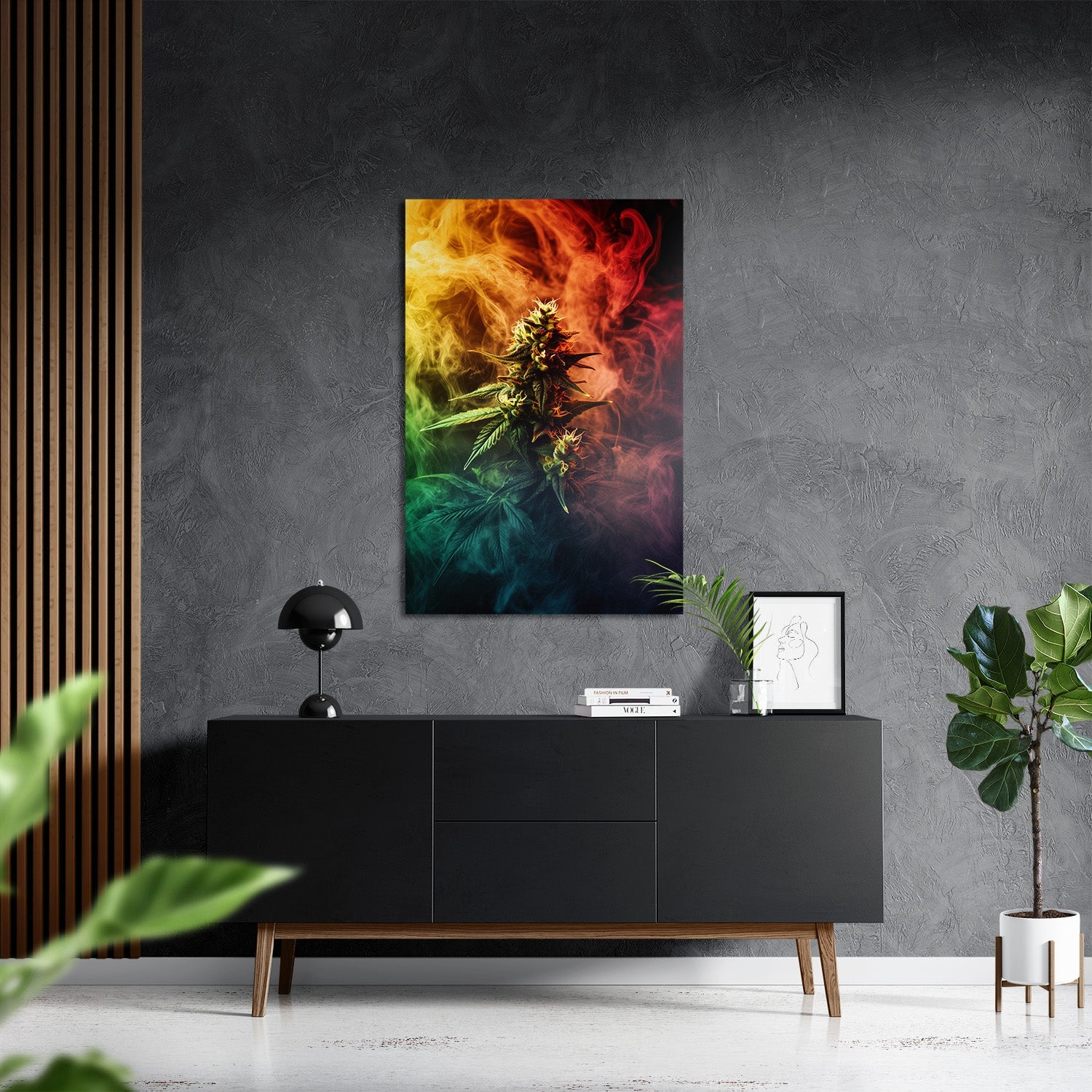 COLORFUL EXHALE*Dibond*40x60*Dibond*Kunstwerk*Masculina.nl