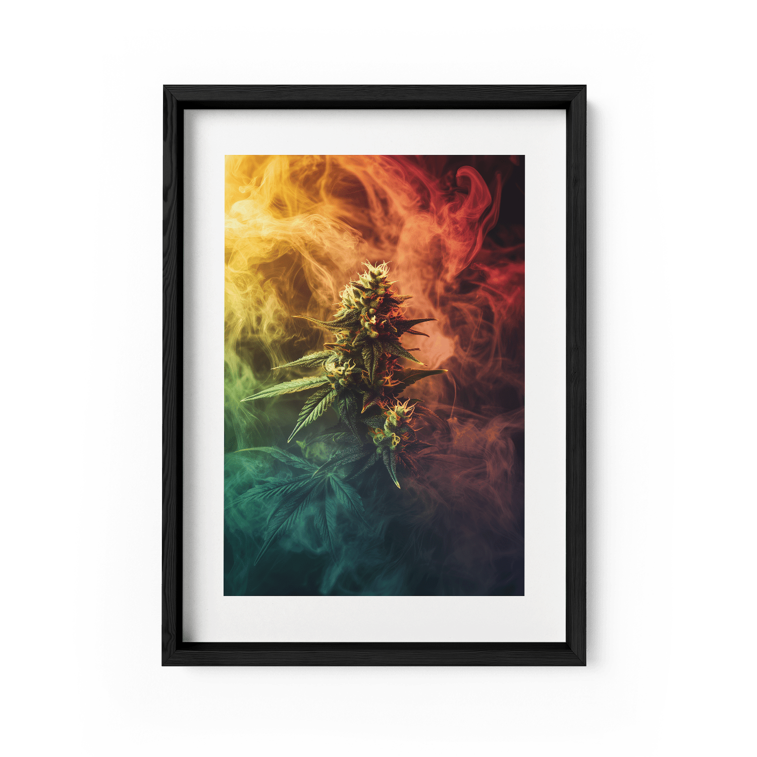COLORFUL EXHALE*Papier*40x60*Papier*Kunstwerk*Masculina.nl
