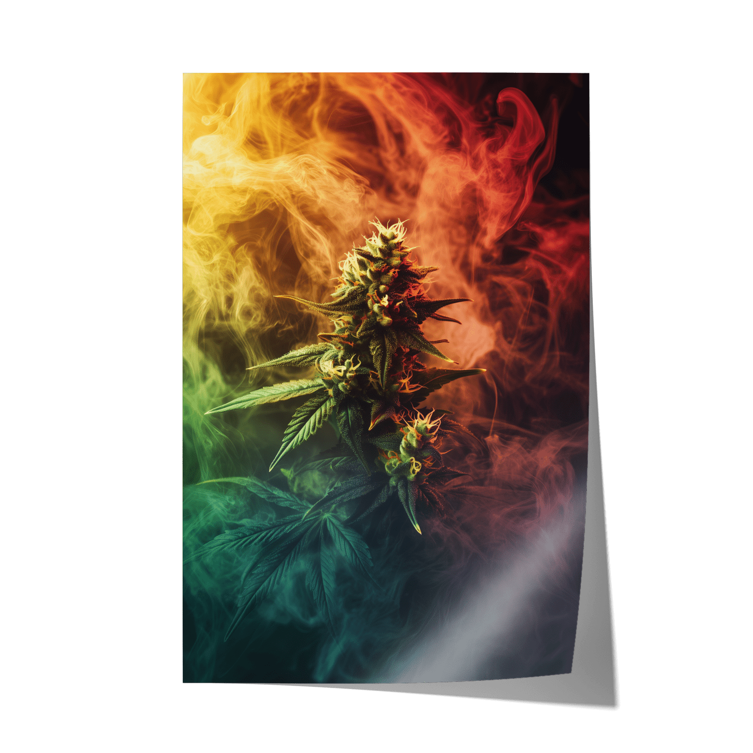 COLORFUL EXHALE*Papier*40x60*Papier*Kunstwerk*Masculina.nl