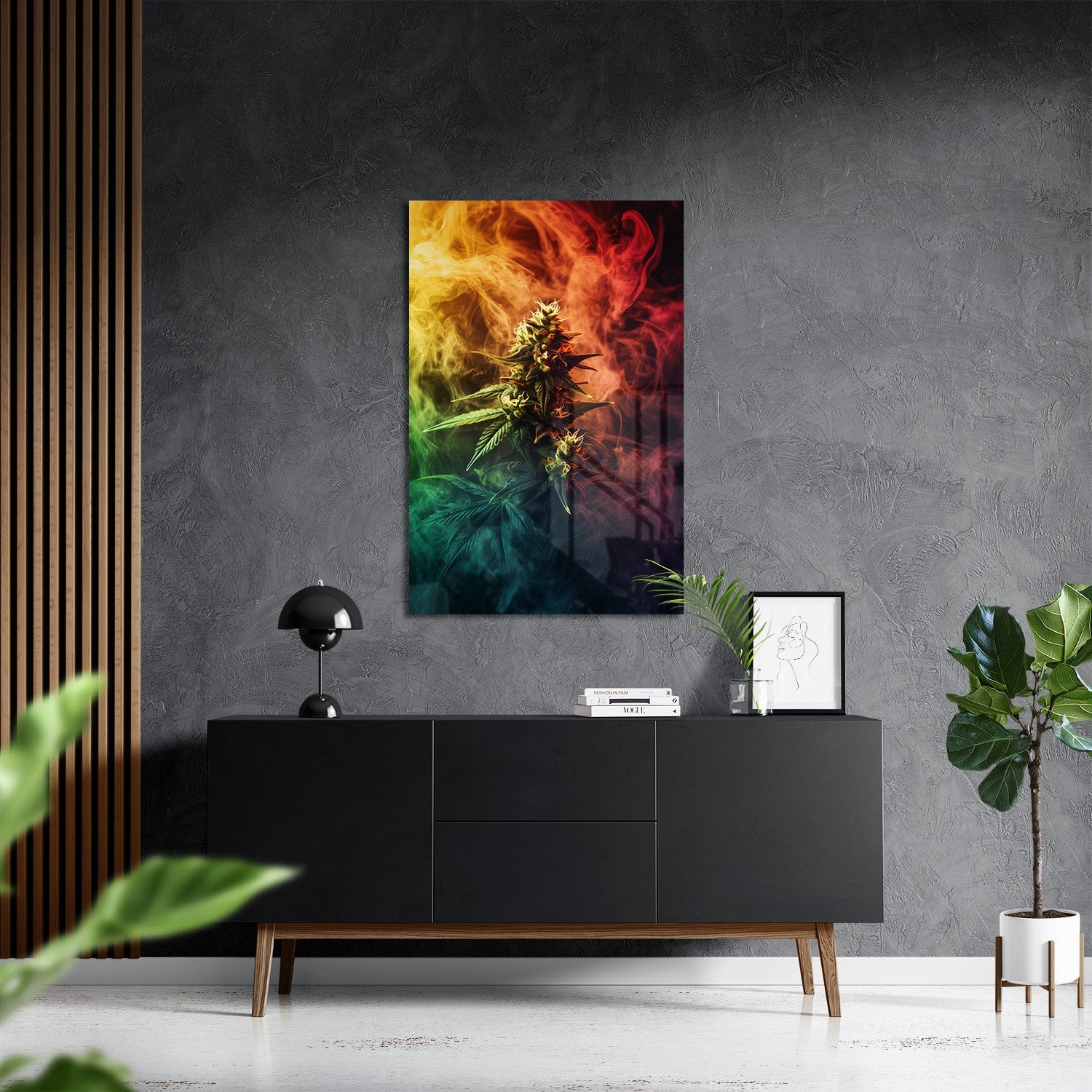 COLORFUL EXHALE*Plexiglas*40x60*Plexiglas*Kunstwerk*Masculina.nl