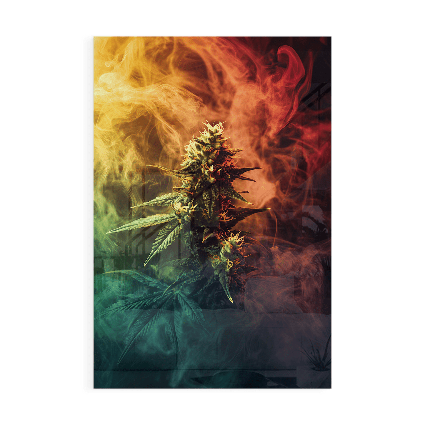 COLORFUL EXHALE*Plexiglas*40x60*Plexiglas*Kunstwerk*Masculina.nl