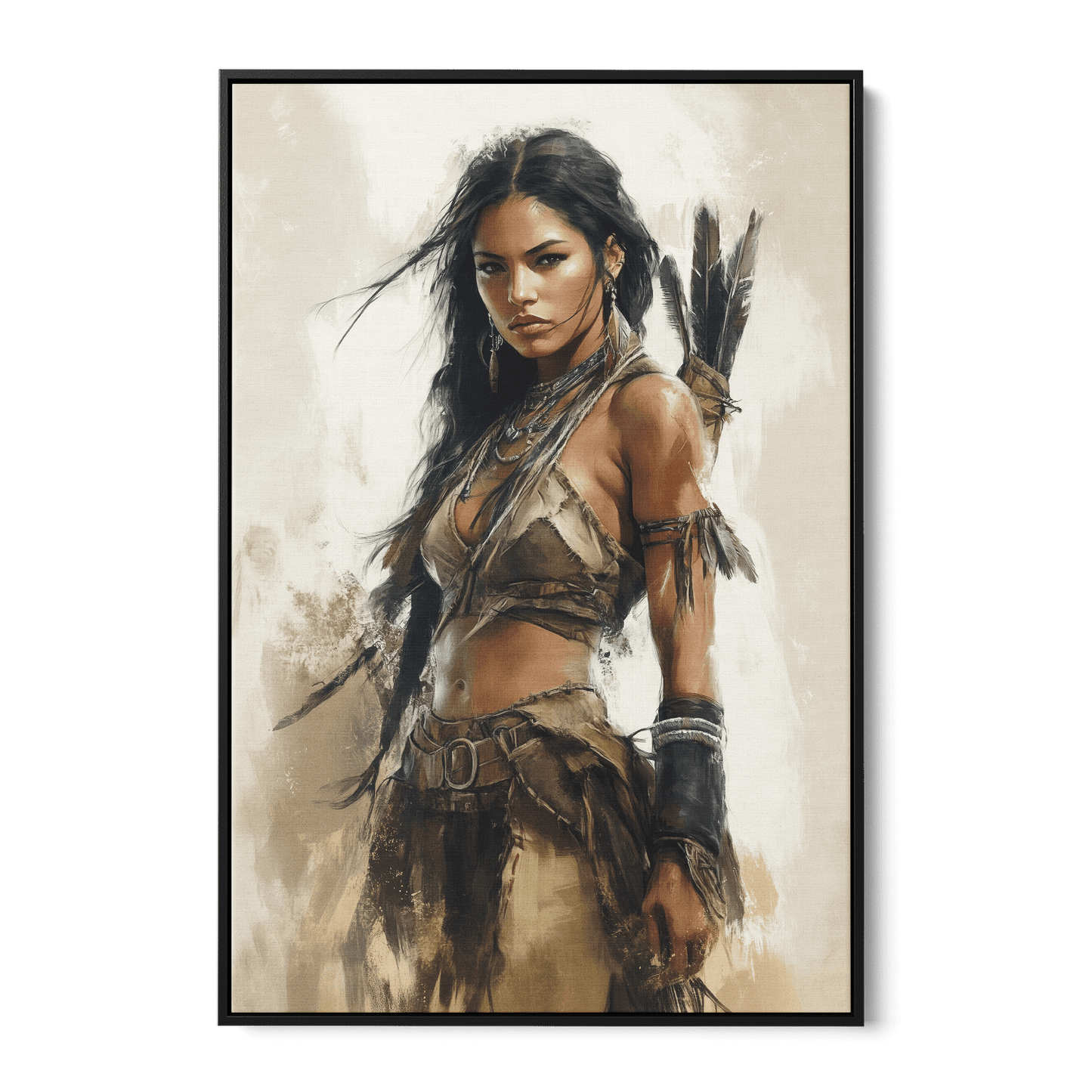 DAUGHTER OF THE WILD*Canvas*40x60*Baklijst*Kunstwerk*Masculina.nl