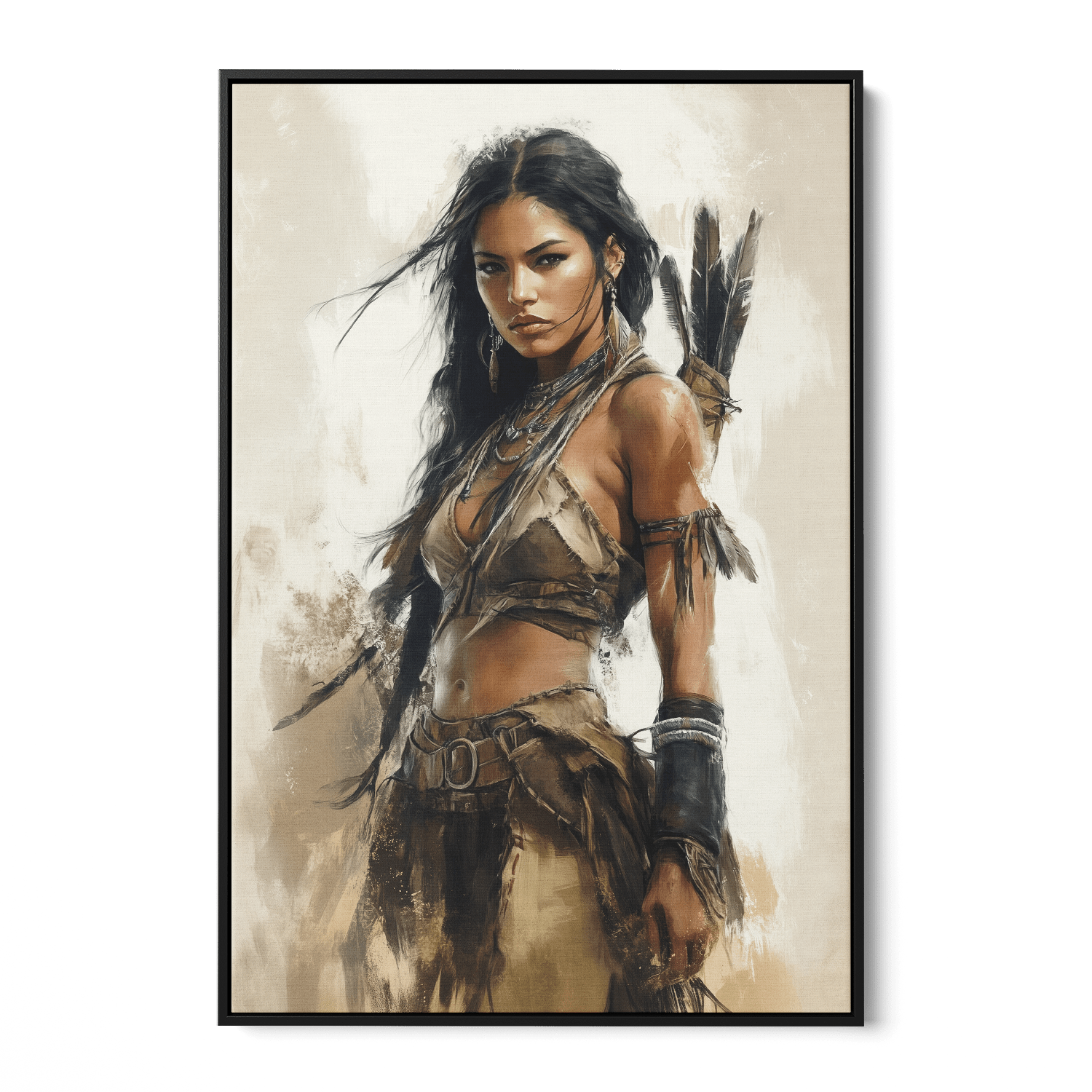 DAUGHTER OF THE WILD*Canvas*40x60*Baklijst*Kunstwerk*Masculina.nl