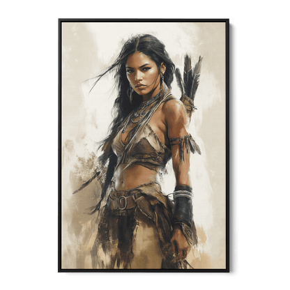 DAUGHTER OF THE WILD*Canvas*40x60*Baklijst*Kunstwerk*Masculina.nl