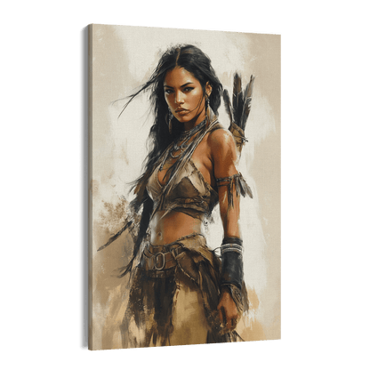 DAUGHTER OF THE WILD*Canvas*40x60*Canvas*Kunstwerk*Masculina.nl