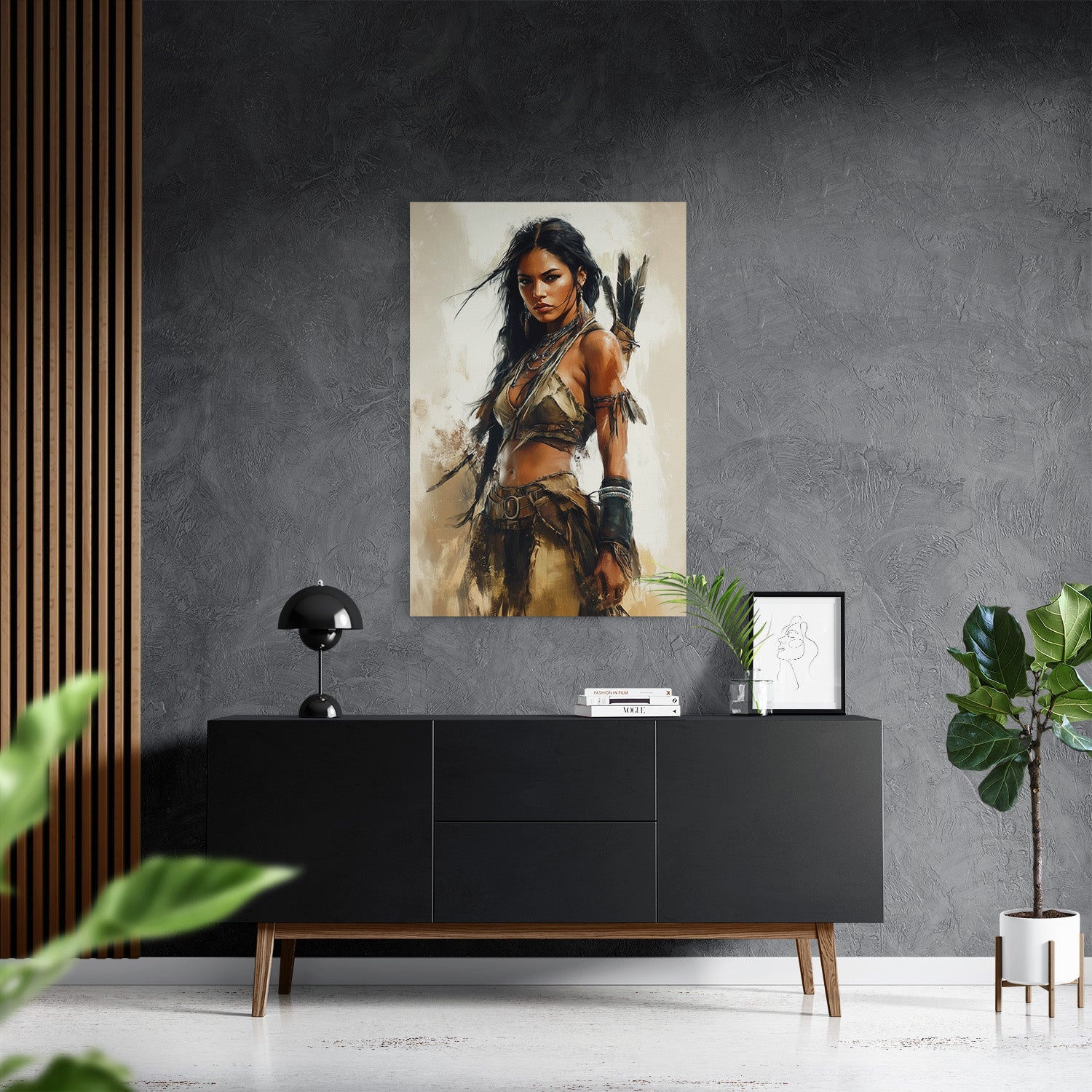 DAUGHTER OF THE WILD*Canvas*40x60*Canvas*Kunstwerk*Masculina.nl