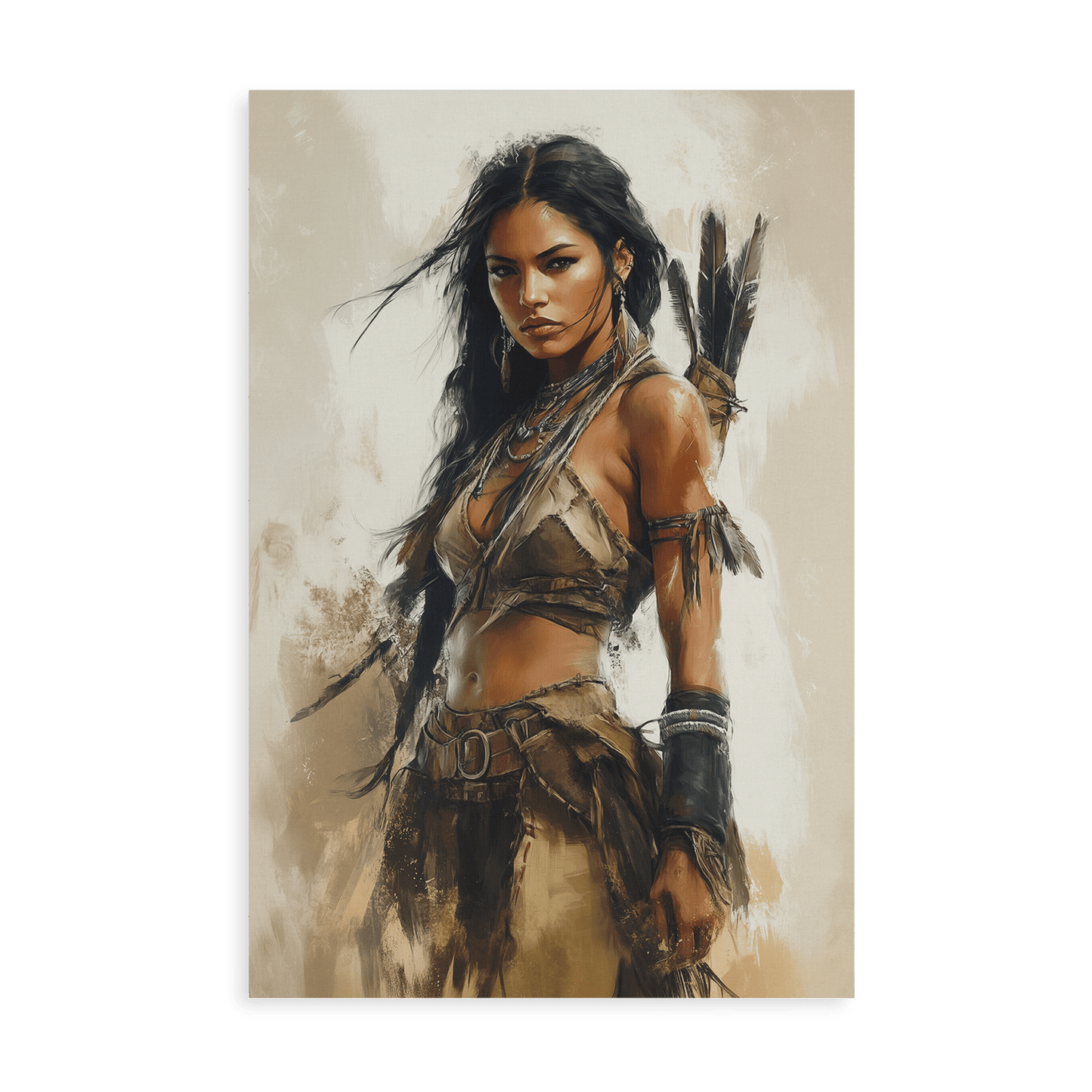 DAUGHTER OF THE WILD*Canvas*40x60*Canvas*Kunstwerk*Masculina.nl