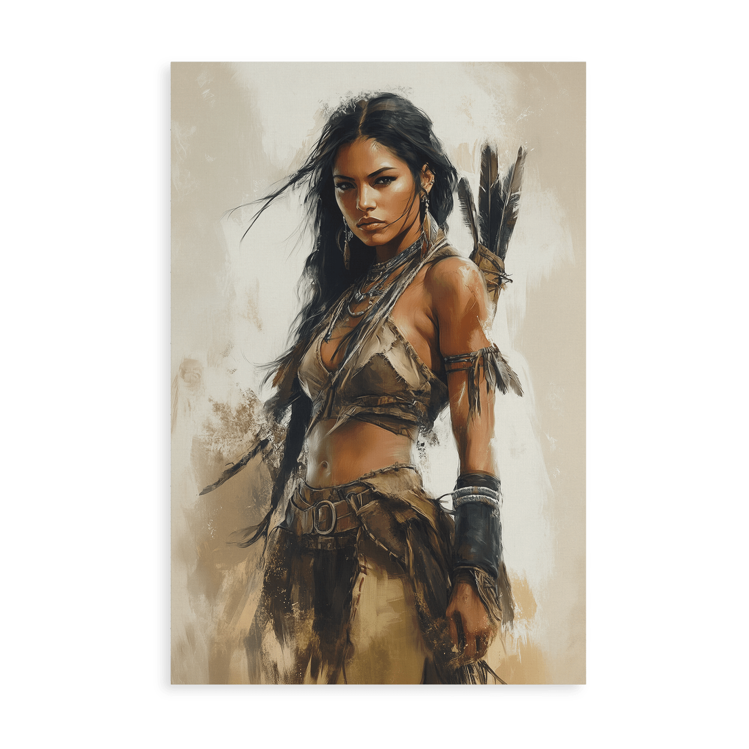 DAUGHTER OF THE WILD*Canvas*40x60*Canvas*Kunstwerk*Masculina.nl