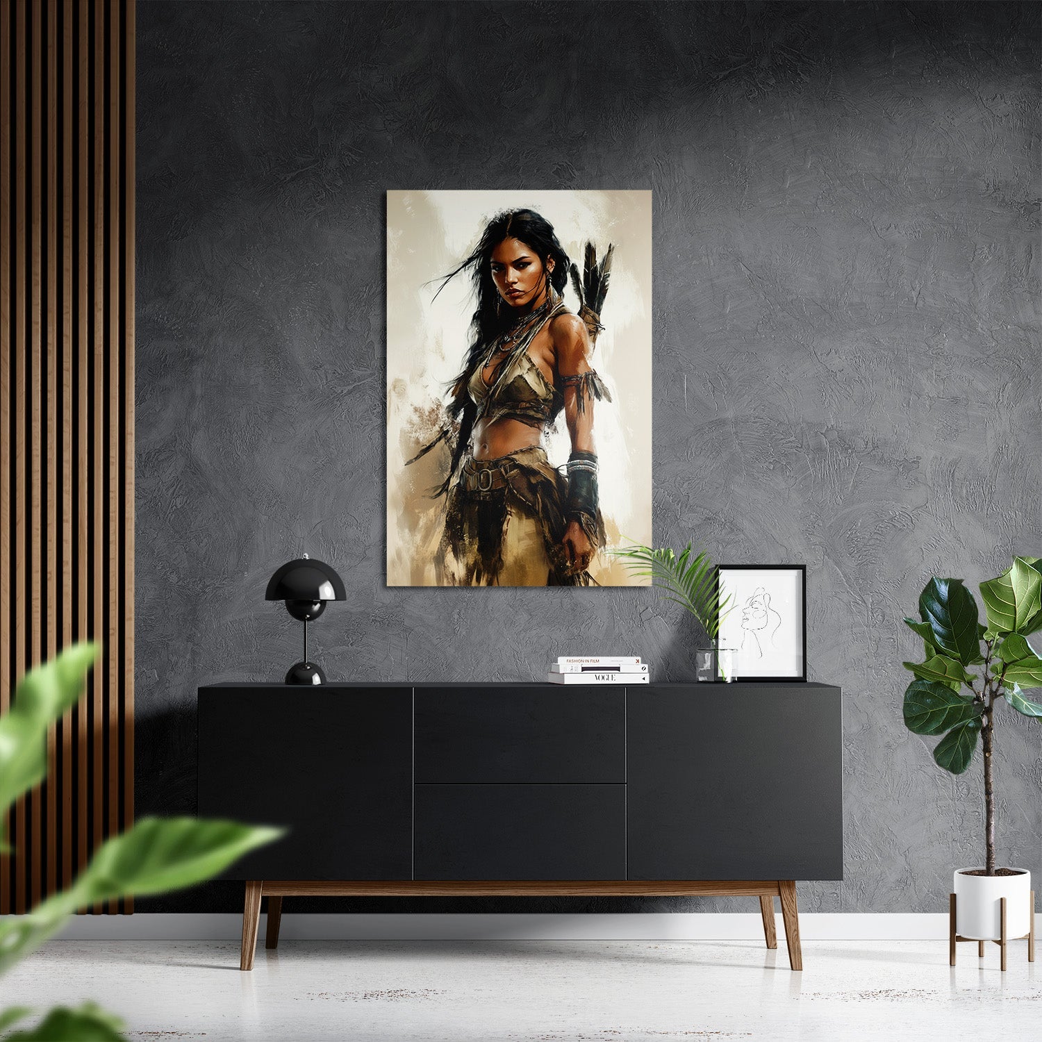 DAUGHTER OF THE WILD*Dibond*40x60*Dibond*Kunstwerk*Masculina.nl