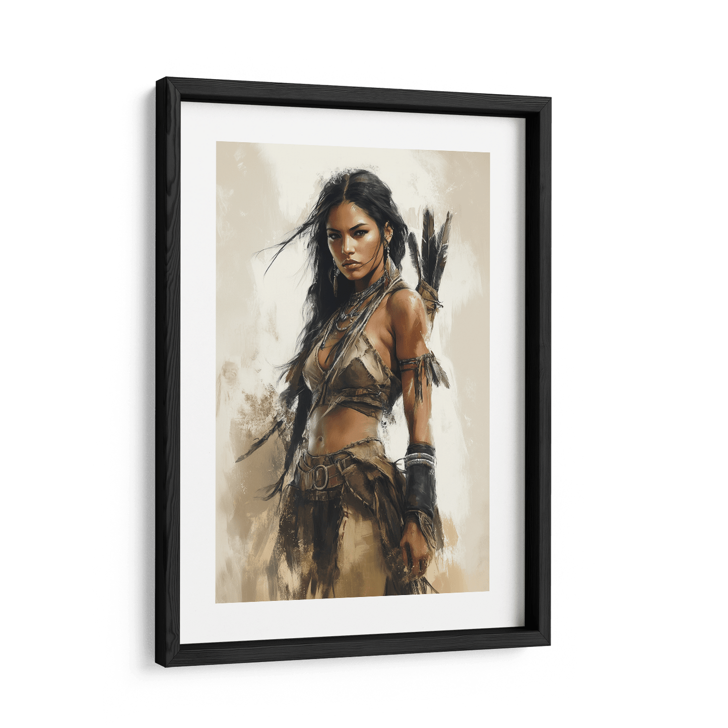 DAUGHTER OF THE WILD*Papier*40x60*Papier*Kunstwerk*Masculina.nl