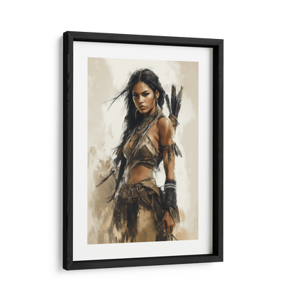 DAUGHTER OF THE WILD*Papier*40x60*Papier*Kunstwerk*Masculina.nl
