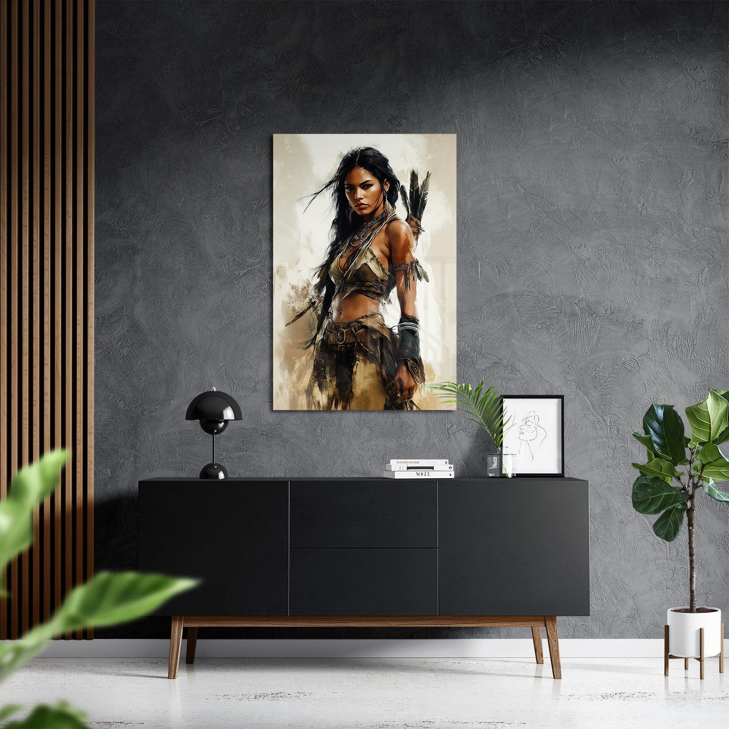 DAUGHTER OF THE WILD*Plexiglas*40x60*Plexiglas*Kunstwerk*Masculina.nl