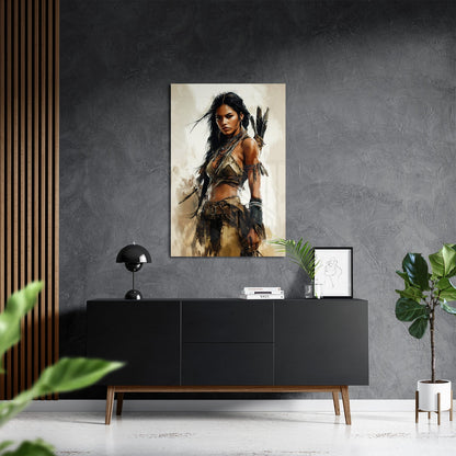 DAUGHTER OF THE WILD*Plexiglas*40x60*Plexiglas*Kunstwerk*Masculina.nl
