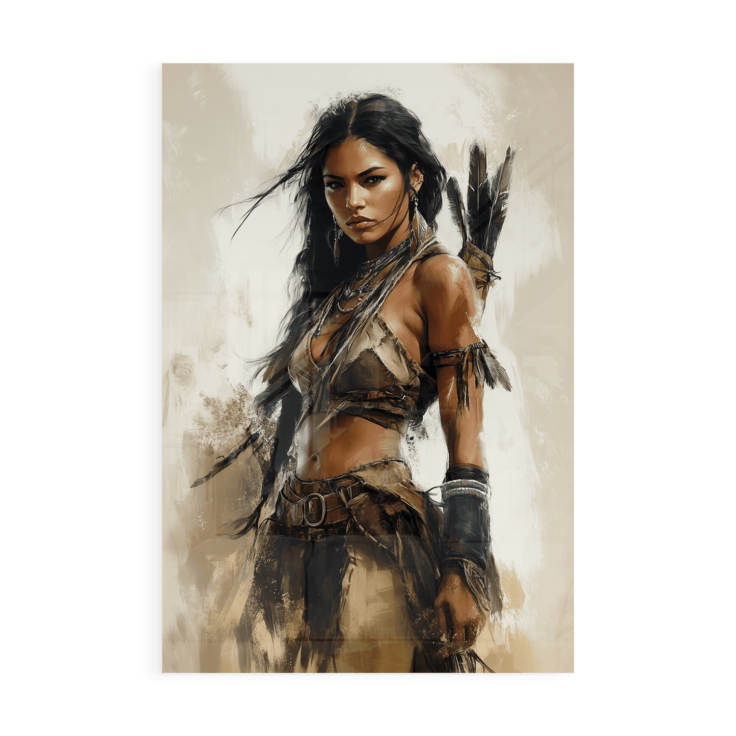 DAUGHTER OF THE WILD*Plexiglas*40x60*Plexiglas*Kunstwerk*Masculina.nl
