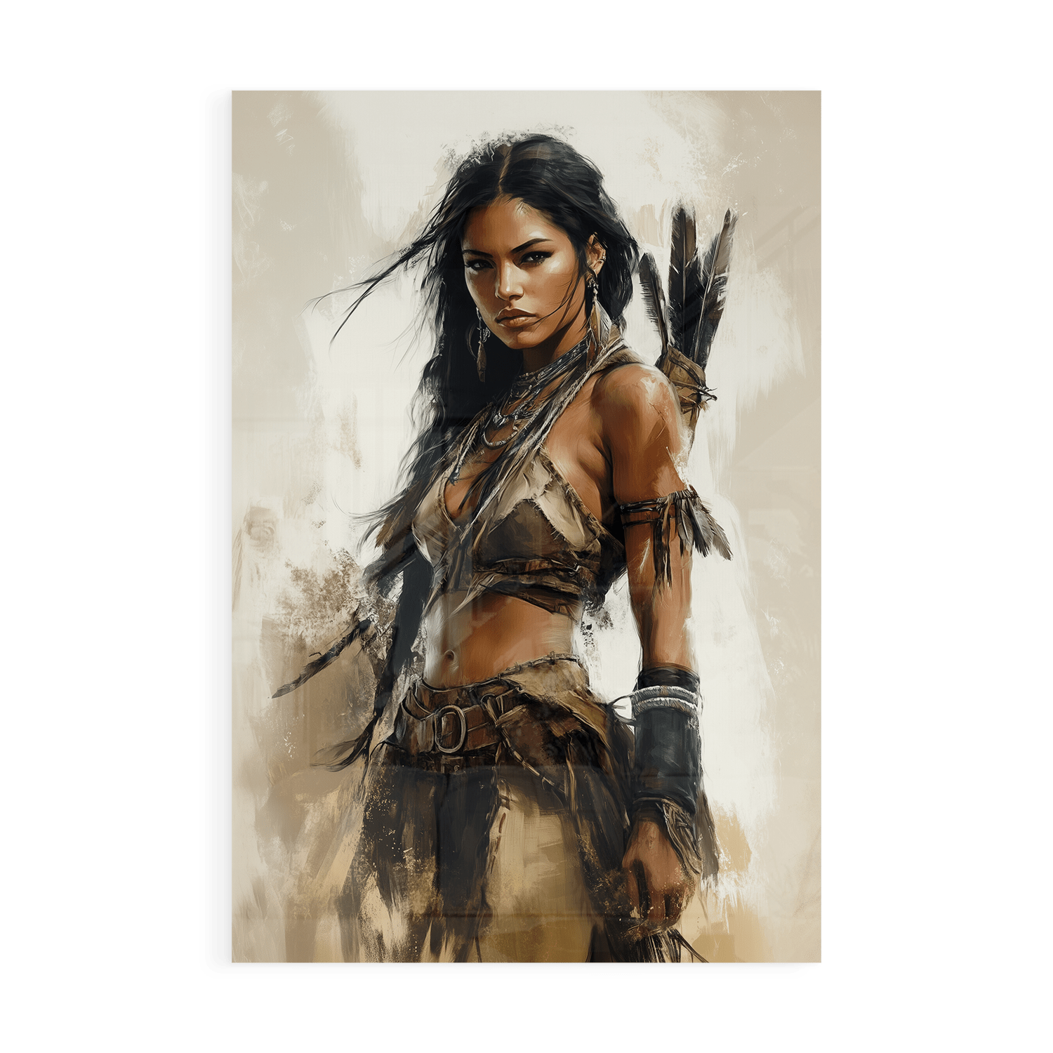 DAUGHTER OF THE WILD*Plexiglas*40x60*Plexiglas*Kunstwerk*Masculina.nl