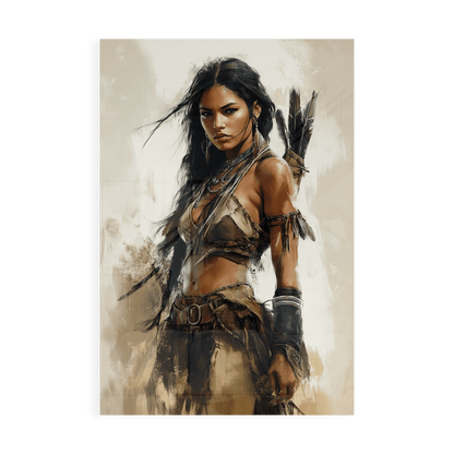 DAUGHTER OF THE WILD*Plexiglas*40x60*Plexiglas*Kunstwerk*Masculina.nl