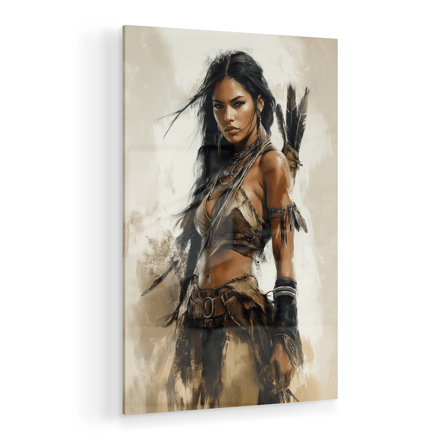 DAUGHTER OF THE WILD*Plexiglas*40x60*Plexiglas*Kunstwerk*Masculina.nl
