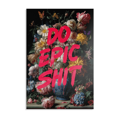 DO EPIC SHIT*Dibond*40x60*Dibond*Kunstwerk*Masculina.nl
