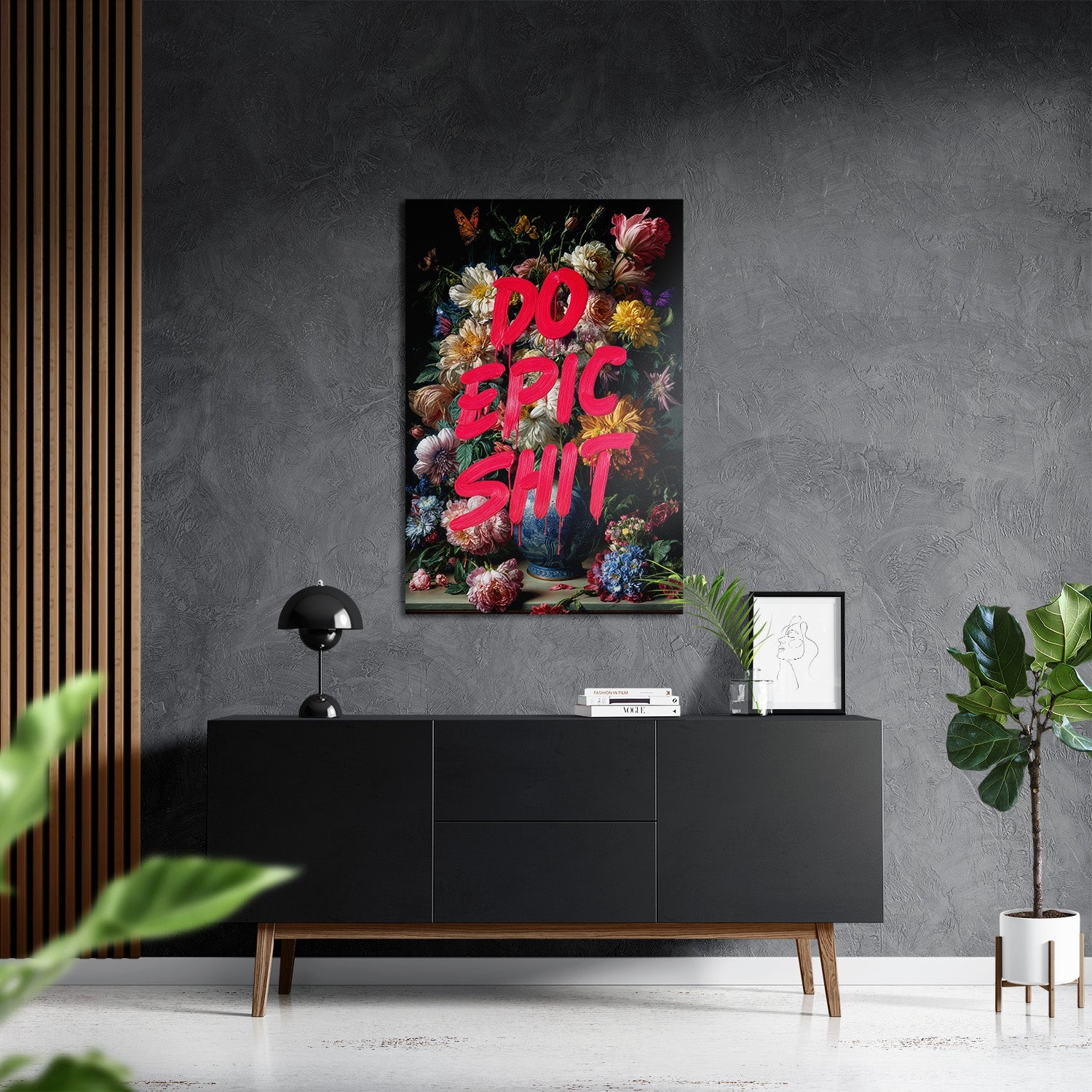 DO EPIC SHIT*Dibond*40x60*Dibond*Kunstwerk*Masculina.nl