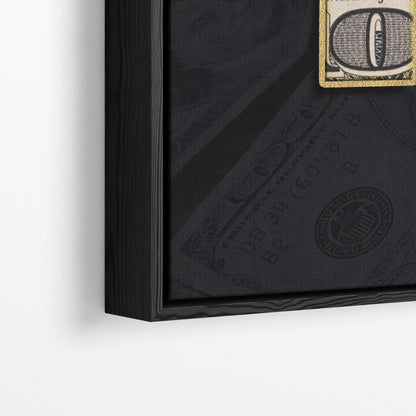 DOLLAR - FOCUS*Canvas*60x40*Baklijst*Kunstwerk*Masculina.nl