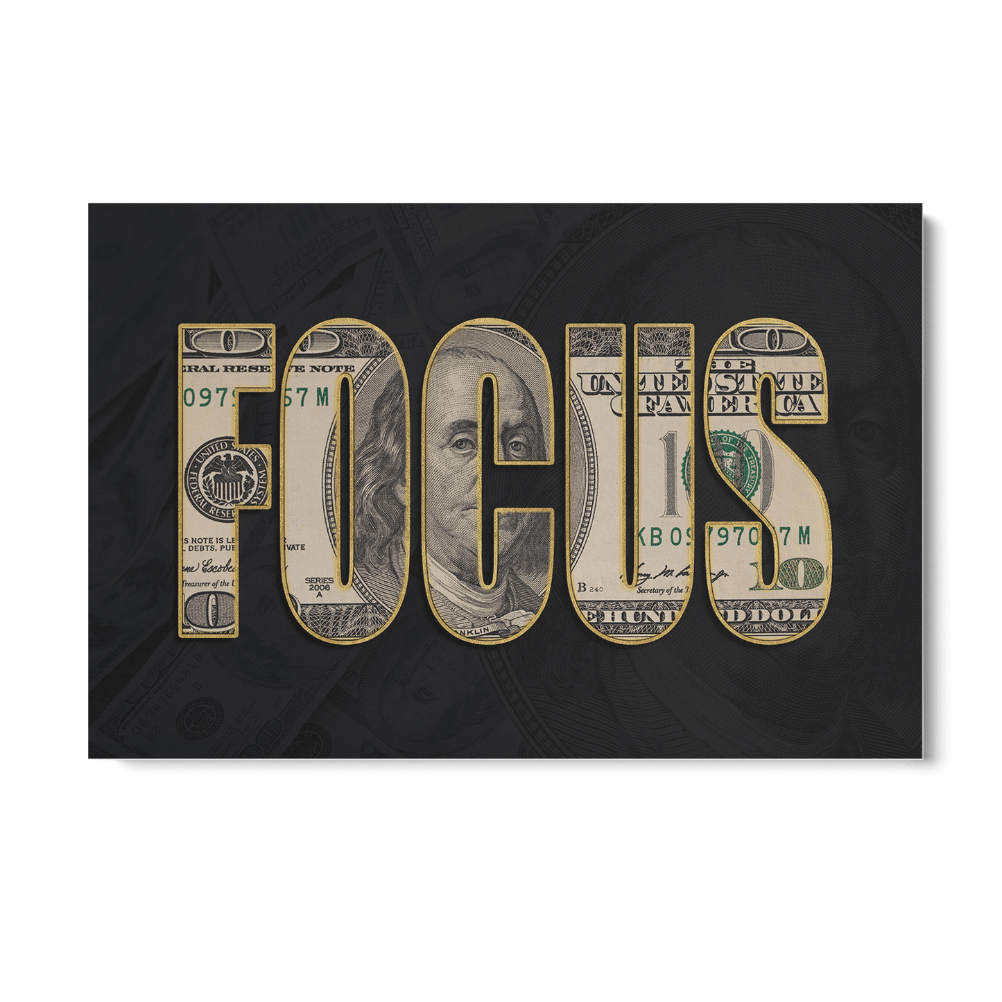 DOLLAR - FOCUS*Canvas*60x40*Canvas*Kunstwerk*Masculina.nl