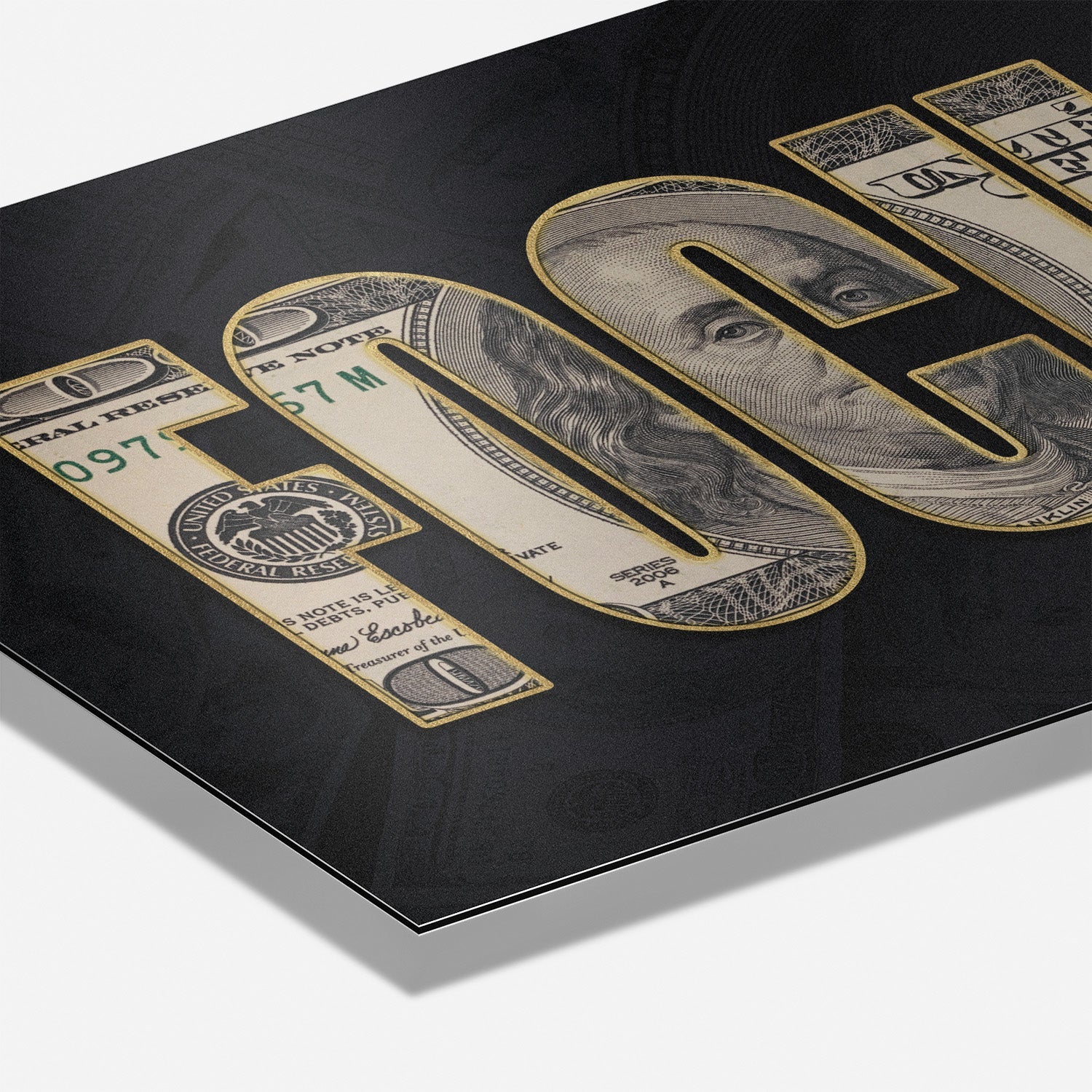 DOLLAR - FOCUS*Dibond*60x40*Dibond*Kunstwerk*Masculina.nl