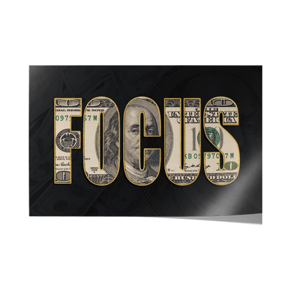 DOLLAR - FOCUS*Papier*60x40*Papier*Kunstwerk*Masculina.nl