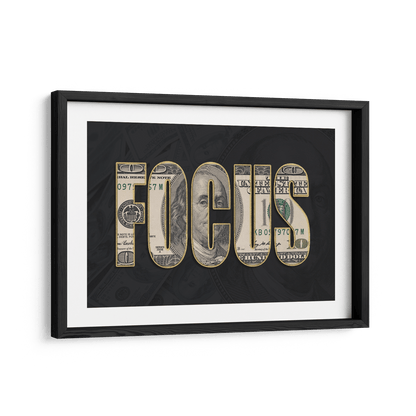 DOLLAR - FOCUS*Papier*60x40*Papier*Kunstwerk*Masculina.nl