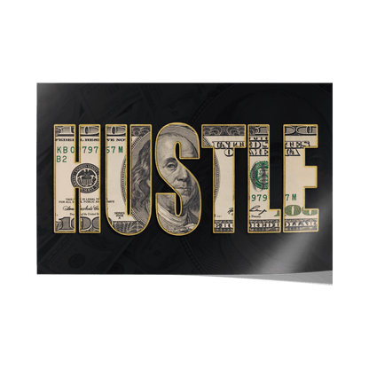 DOLLAR - HUSTLE*Papier*60x40*Papier*Kunstwerk*Masculina.nl