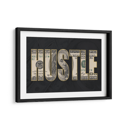 DOLLAR - HUSTLE*Papier*60x40*Papier*Kunstwerk*Masculina.nl