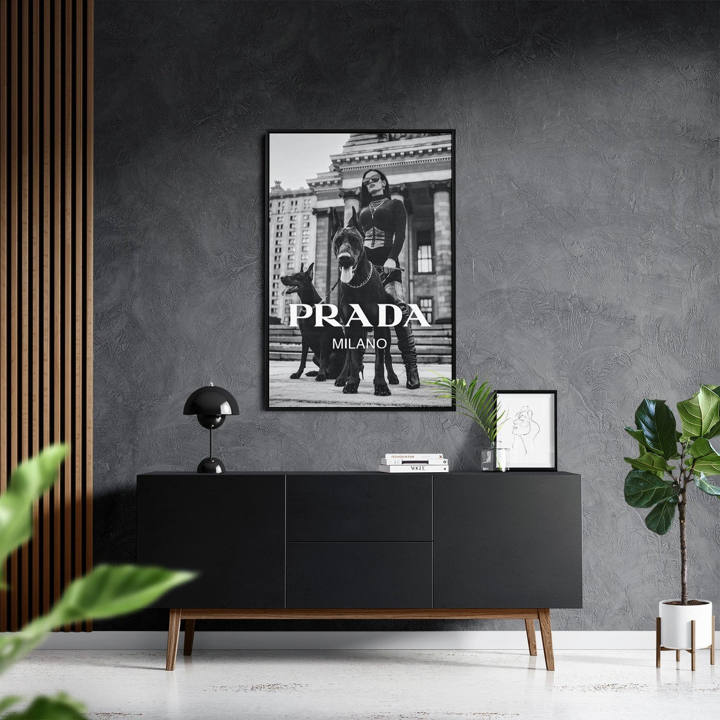 DOMINANCE IN STYLE*Canvas*40x60*Baklijst*Kunstwerk*Masculina.nl