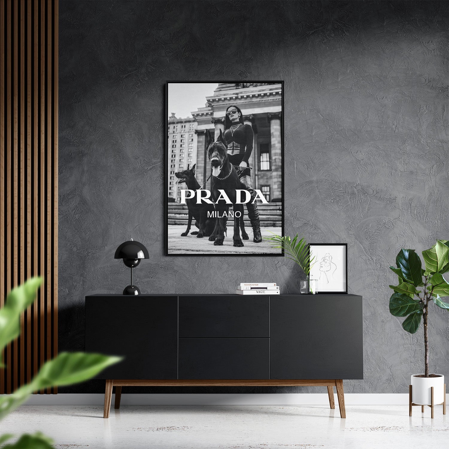 DOMINANCE IN STYLE*Canvas*40x60*Baklijst*Kunstwerk*Masculina.nl