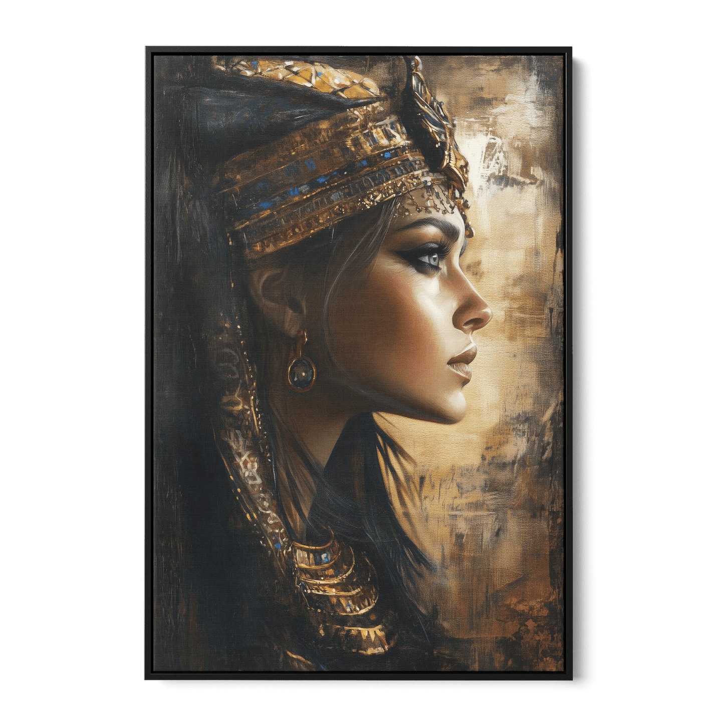 EGYPTIAN QUEEN*Canvas*40x60*Baklijst*Kunstwerk*Masculina.nl