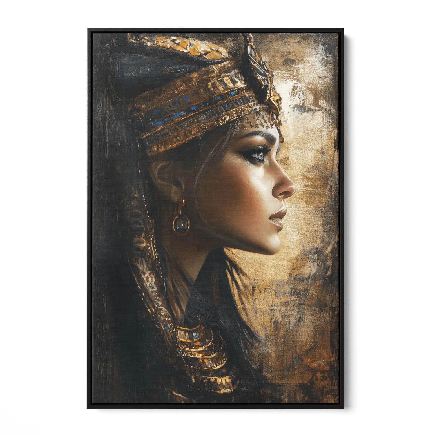 EGYPTIAN QUEEN*Canvas*40x60*Baklijst*Kunstwerk*Masculina.nl
