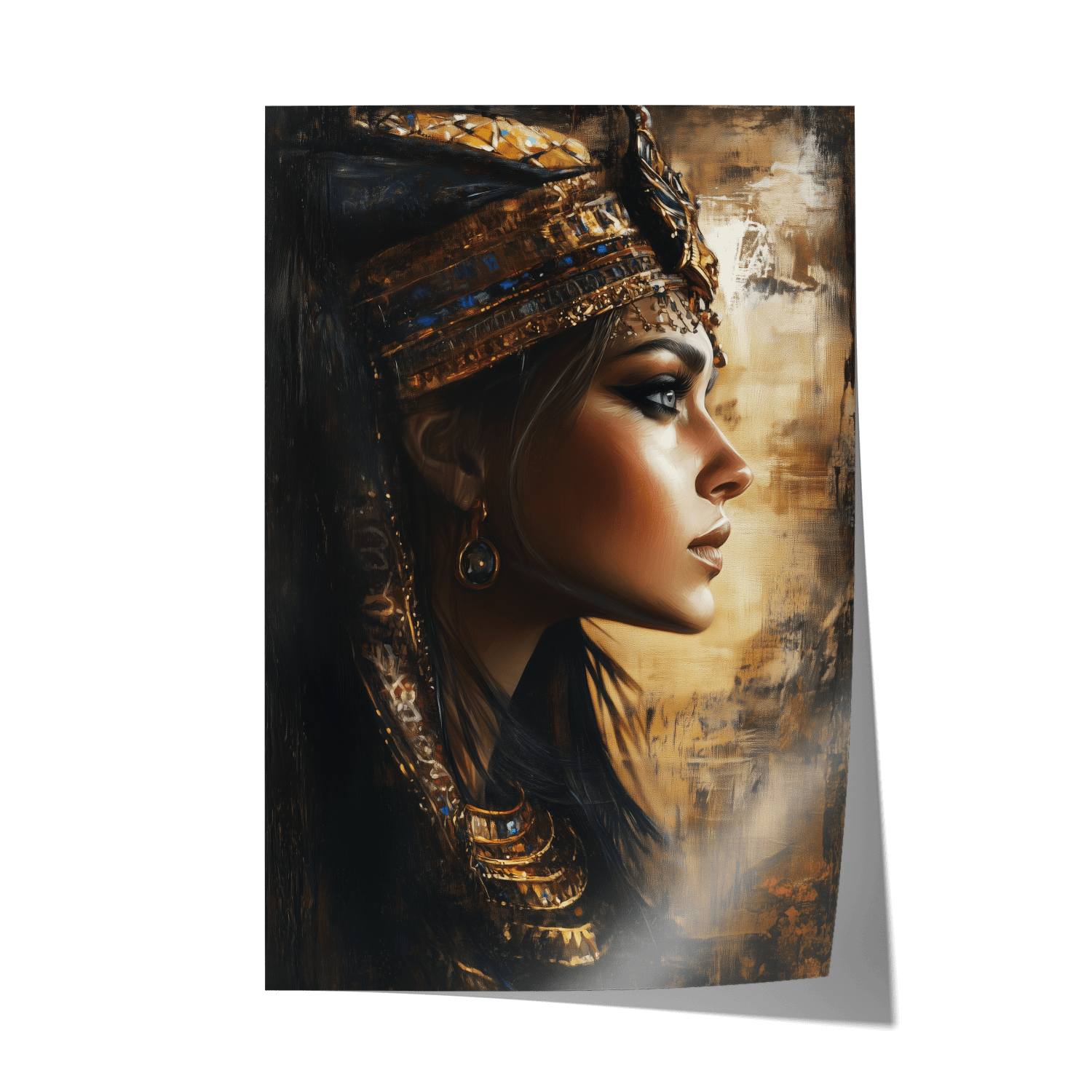 EGYPTIAN QUEEN*Papier*40x60*Papier*Kunstwerk*Masculina.nl