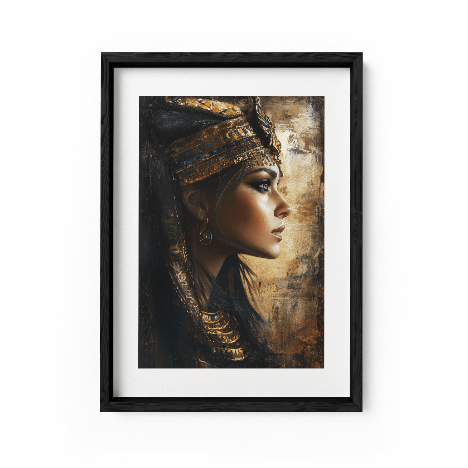 EGYPTIAN QUEEN*Papier*40x60*Papier*Kunstwerk*Masculina.nl