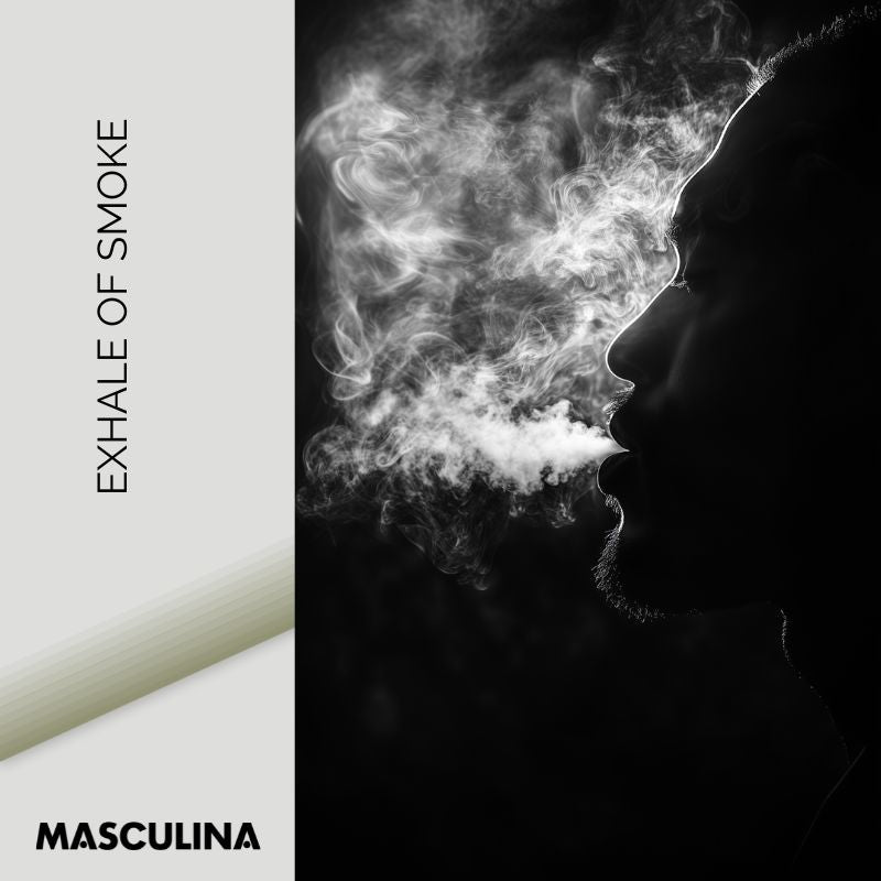 EXHALE OF SMOKE*Canvas*40x60*Baklijst*Kunstwerk*Masculina.nl