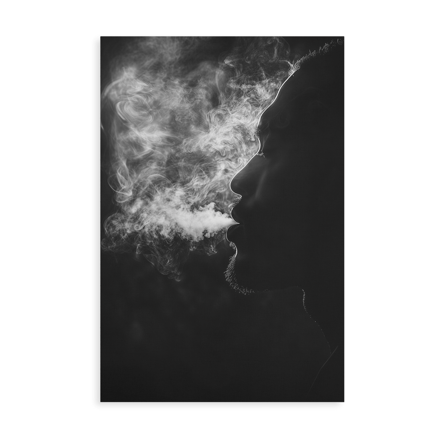 EXHALE OF SMOKE*Canvas*40x60*Canvas*Kunstwerk*Masculina.nl
