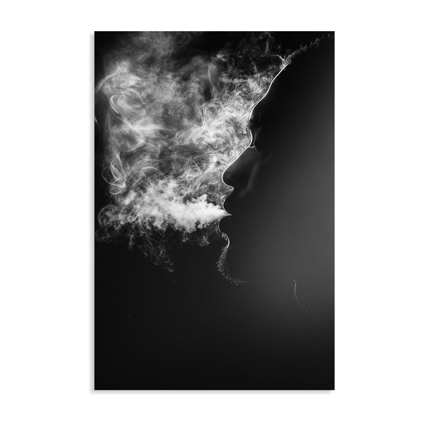 EXHALE OF SMOKE*Dibond*40x60*Dibond*Kunstwerk*Masculina.nl
