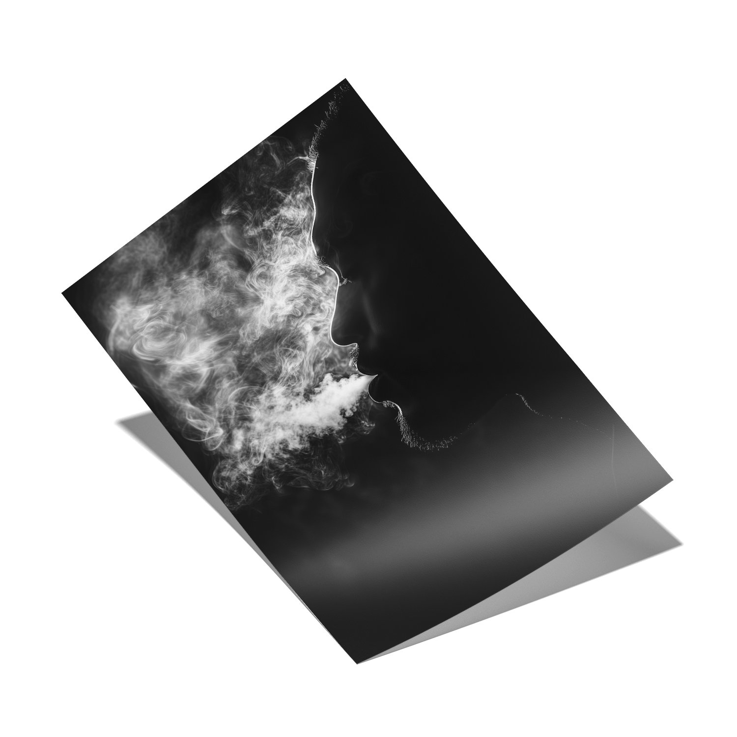 EXHALE OF SMOKE*Papier*40x60*Papier*Kunstwerk*Masculina.nl
