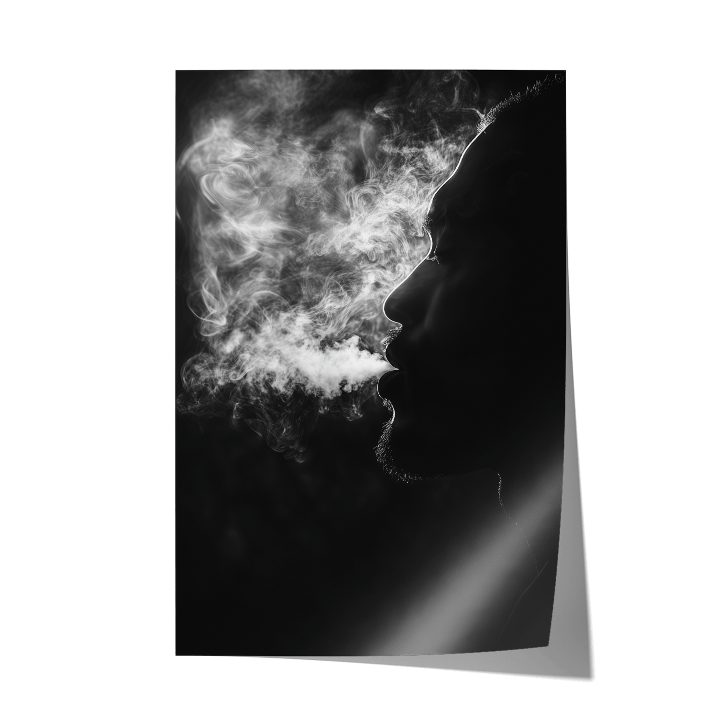 EXHALE OF SMOKE*Papier*40x60*Papier*Kunstwerk*Masculina.nl