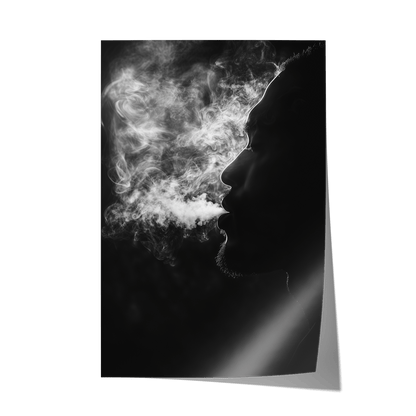 EXHALE OF SMOKE*Papier*40x60*Papier*Kunstwerk*Masculina.nl