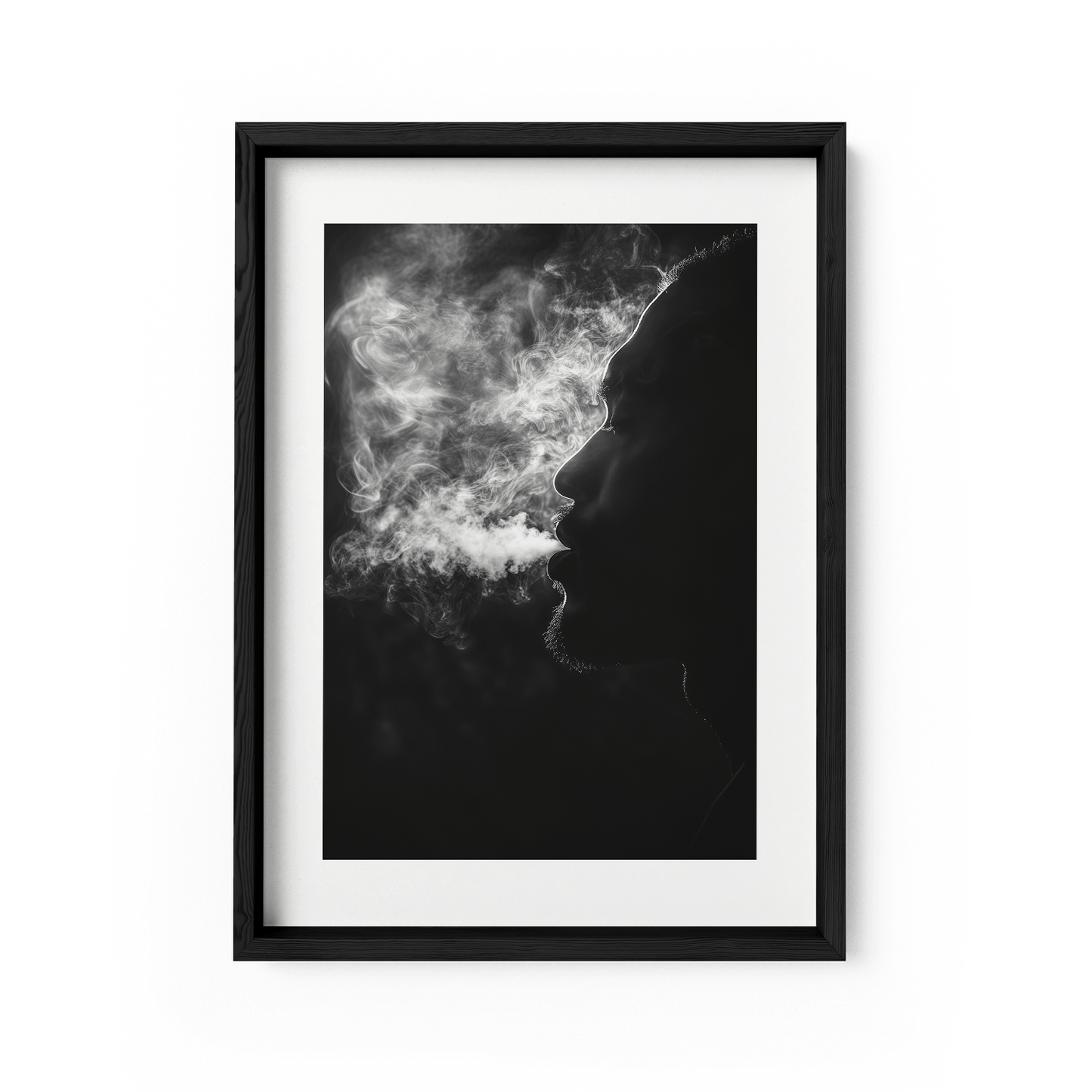 EXHALE OF SMOKE*Papier*40x60*Papier*Kunstwerk*Masculina.nl