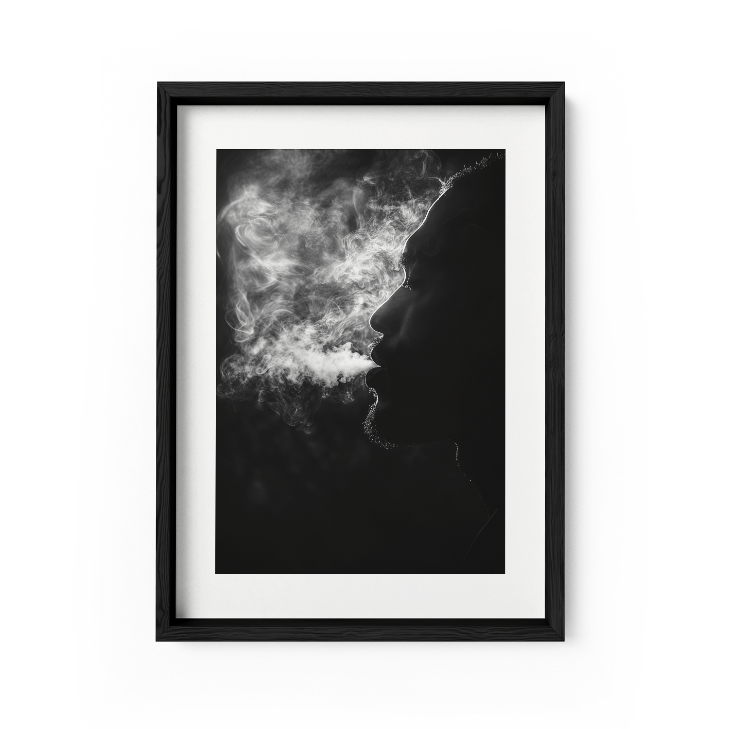 EXHALE OF SMOKE*Papier*40x60*Papier*Kunstwerk*Masculina.nl